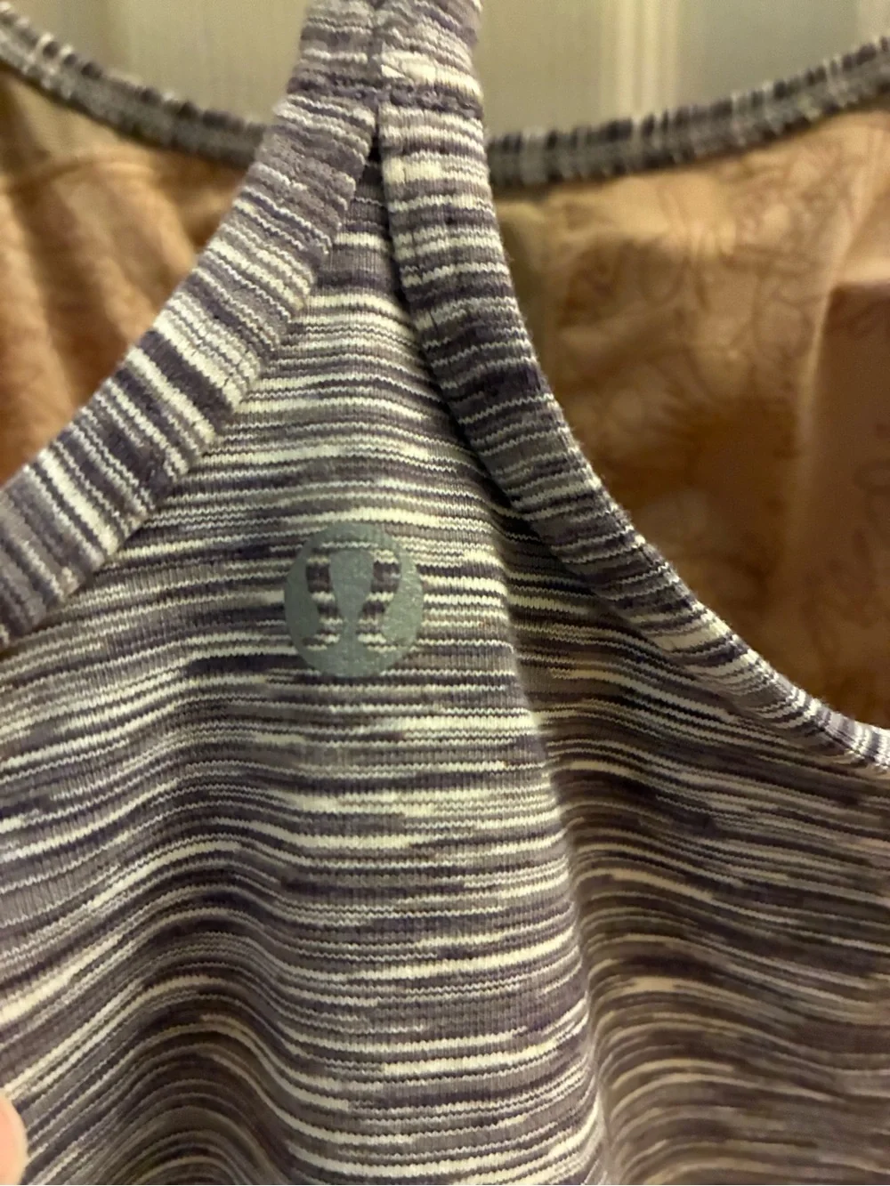 Lululemon Athletics Women’s Gray Heathered Workout/Running Top